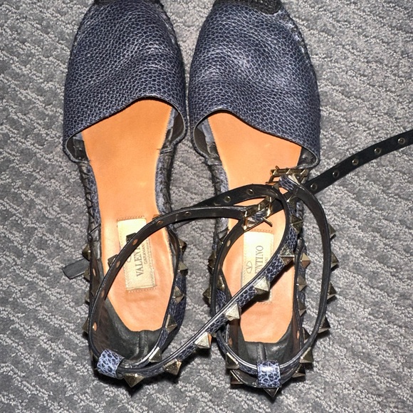 Valentino Rockstud Leather Espadrilles - Picture 5 of 6